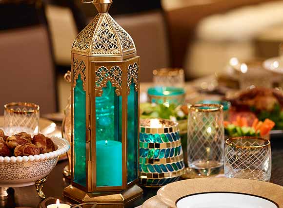 Ramadan lantern arangements 