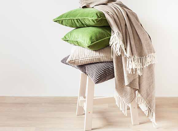 Throw for living room sofa